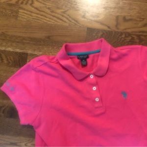 Girls XL pink Polo shirt